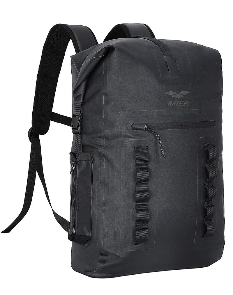 MIER Dry Bag Waterproof Backpack 30L Dry Sack Heavy Duty Roll-Top Closure for Kayaking, Beach, Boating, Swimming, Surfing, Black - Image 1